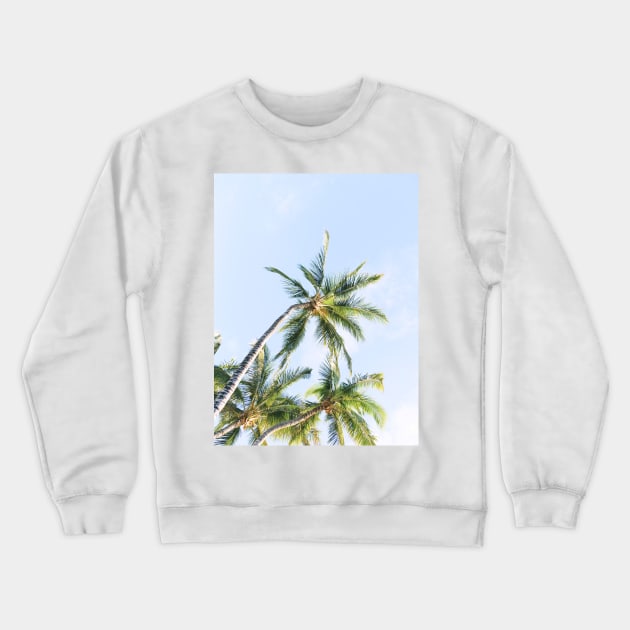 Tropical Palm Trees Crewneck Sweatshirt by NewburyBoutique